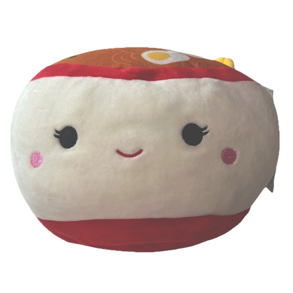 Squishmallow Raisy Ramen Noodles Plush Stuffed Animal Kelly Toy Food Squad Tags
